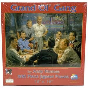 Grand Ol' Gang Jigsaw Puzzle 500 Piece by Andy Thomas 13" x 19"
